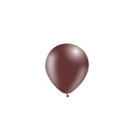   100 GLOBOS 5" 45P40 CHOCOLATE