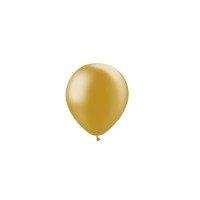   100 GLOBOS 5" 45M94 METAL ORO