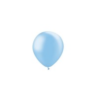   100 GLOBOS 5" 45M89 METAL CELESTE