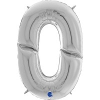   GLOBO 64" FOIL FORMA N0 PLATA