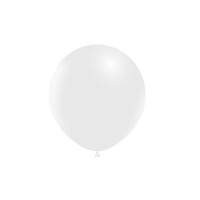   25 GLOBOS 18" 118P20 BLANCO