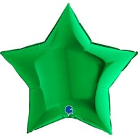   GLOBO 36" FOIL ESTRELLA VERDE