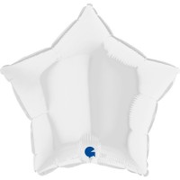   GLOBO 18" FOIL ESTRELLA BLANCO