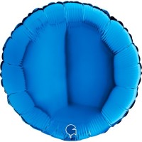   GLOBO 18" FOIL REDONDO AZUL