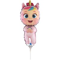   GLOBO 14" PALO FOIL BEBE LLORON