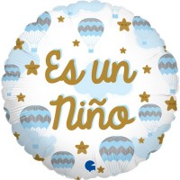 GLOBO 18" FOIL ES UN NIÑO CON GLOBOS