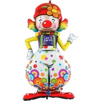 GLOBO 54" FOIL FORMA PAYASO