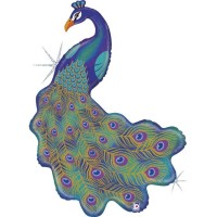 GLOBO 42" FOIL FORMA PAVO REAL