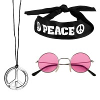 SET HIPPIE CINTA GAFAS COLLAR