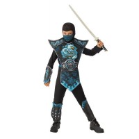 DISFRAZ 7A8AÑOS NINJA DRAGON AZUL