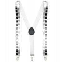 TIRANTES ADULTO BLANCO TECLAS PIANO