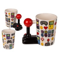 TAZA CERAMICA GAME OVER 12X9CM
