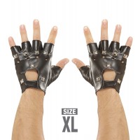GUANTES MUTONES T-XL NEGROS TACHUELAS