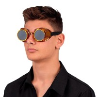   GAFAS COLOR METAL ORO STEAMPUNK
