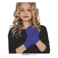   GUANTES CORTO AZUL INFANTIL 19CM