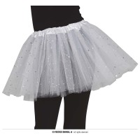    TUTU BLANCO CON ESTRELLA 30CMS