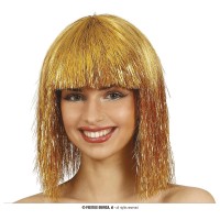    PELUCA MEDIA MELENA FLECO ORO