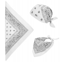   PAÑUELO BANDANA BLANCO 55X55