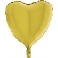    GLOBO 18" FOIL CORAZON AMARILL PA