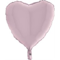   GLOBO 18" FOIL CORAZON ROSA
