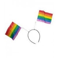 DIADEMA BANDERA ARCOIRIS 10X15CM