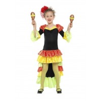 DISFRAZ 5A6AÑOS VESTIDO SALSA NIÑA