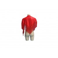   MANTON PEQ SEVILLANA LISO ROJO