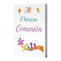 LIBRO MI PRIMERA COMUNION NIÑA  
