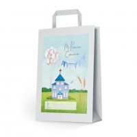 BOLSA COMUNION IGLESIA AZUL 37X32CM