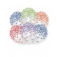 6 GLOBOS 11" LATEX  CONFETI SURTIDO 27,5