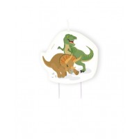   VELA DINOSAURIO 10CM