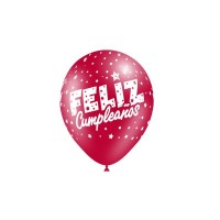 8 GLOBOS 11" 11232*8 FELIZ CUMPLEAÑOS
