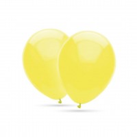   50 GLOBOS 11" 12G AMARILLO LIMON
