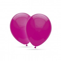   50 GLOBOS 11" 12G FUCSIA