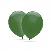   50 GLOBOS 11" 12G VERDE BOTELLA