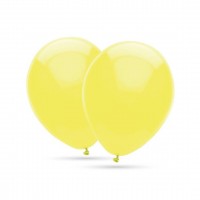   50 GLOBOS 9" 9G AMARILLO LIMON