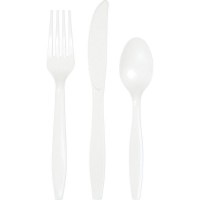   18 CUBIERTOS SURTIDOS BLANCO