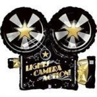 GLOBO 32" FOIL FORMA CAMARA CINE