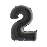   GLOBO 40" FOIL FORMA N2 NEGRO