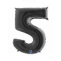   GLOBO 40" FOIL FORMA N5 NEGRO