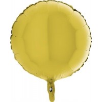    GLOBO 18" FOIL REDOND AMARILL PAS