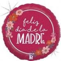 GLOBO 18" FOIL RND FELIZ DIA MADRE