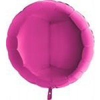   GLOBO 36" FOIL REDONDO MAGENTA