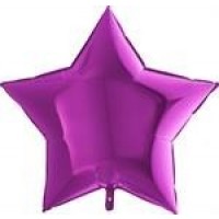   GLOBO 36" FOIL ESTRELLA VIOLETA