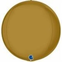   GLOBO 15" FOIL ORBZ SATIN ORO