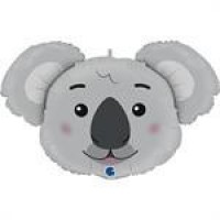 GLOBO 37" FOIL FORMA CABEZA KOALA