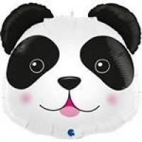 GLOBO 22" FOIL FORMA CABEZA PANDA