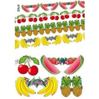 GUIRNALDA PAPEL FRUTAS 3M