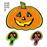 KIT 3/U DECO HALLOWEEN SURT FLUOR 33CM