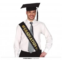 BANDA NEGRA GRADUATION COLOR ORO